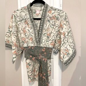 Nolita Kimono Style Floral Top